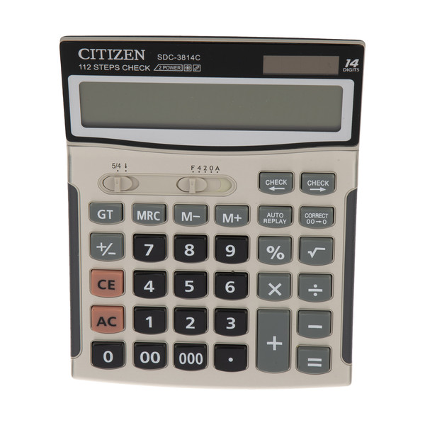 ماشین حساب سیتیزن مدل SDC-3814C 4123545