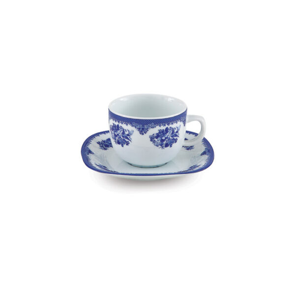 سرویس چای خوری 12 پارچه چینی زرین ایران سری کواترو مدل فلورانس کد012 4165494