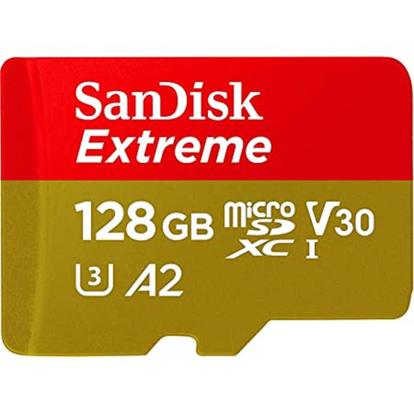 کارت حافظه microSDXC سن دیسک مدل Extreme کلاس A2 استاندارد UHS-I U3 سرعت 190MBps ظرفیت 128 گیگابایت 4177175