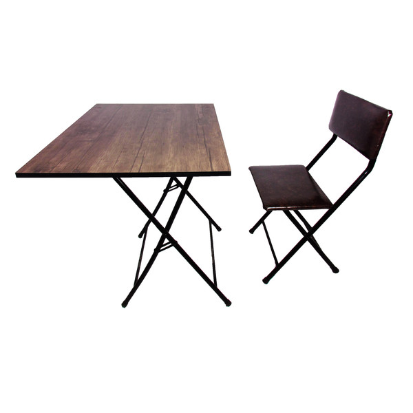 picture میز و صندلی غذا خوری میزیمو مدل تاشو کد 601