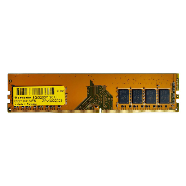 picture رم دسکتاپ DDR4 تک کاناله 3200 مگاهرتز CL17ا زپلین مدل UL ظرفیت 8 گیگابایت