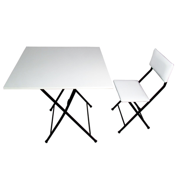 میز و صندلی غذاخوری یک نفره میزیمو مدل تاشو کد 8123 4192557