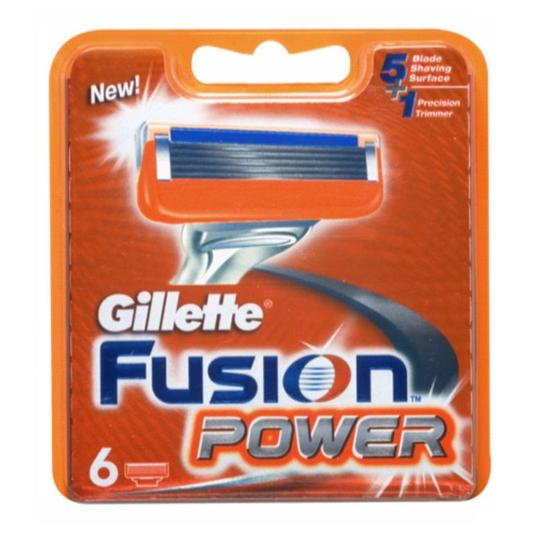 تیغ یدک ژیلت مدل Fusion Power بسته 6 عددی 4270400