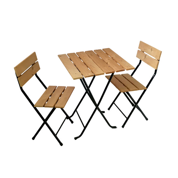 میز و صندلی سفری مدل تاشو چوبی کد 2060 4282000