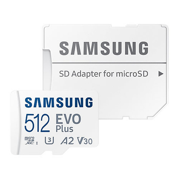 کارت حافظه microSDXC سامسونگ مدل Evo Plus A2 V30 کلاس 10 استاندارد UHS-I U3 سرعت 130MBps ظرفیت 512 گیگابایت به همراه آداپتور SD 4285641