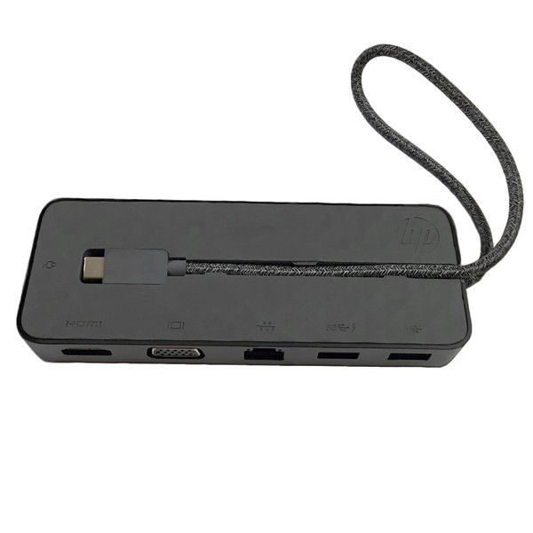 مبدل USB-C به HDMI / VGA / LAN / USB-C / USB-A اچ پی مدل Travel Dock 4301465