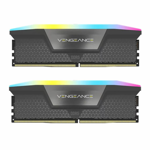 picture رم دسکتاپ DDR5 دو کاناله 5200 مگاهرتز CL40 کورسیر مدل VENGEANCE RGB ظرفیت 32 گیگابایت