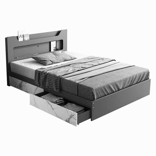 تخت خواب یک نفره مدل توپولوف 1b سایز 120×200 سانتی متر  4322164