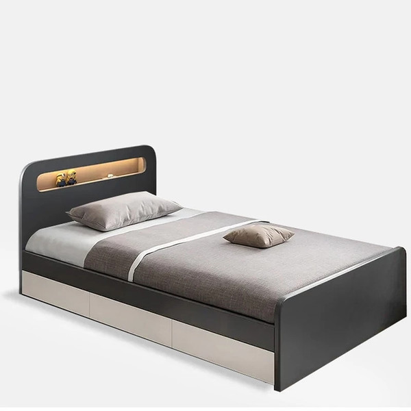 تخت خواب یکنفره مدل مون سایز 120×200 سانتی متر 4323578