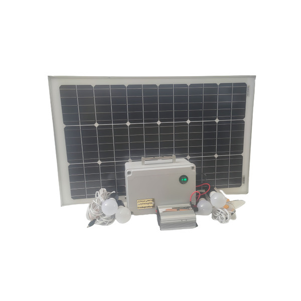 سیستم روشنایی و پاوربانک خورشیدی مدل SPBL-60W-AC500 ظرفیت 350 وات ساعت 4329704