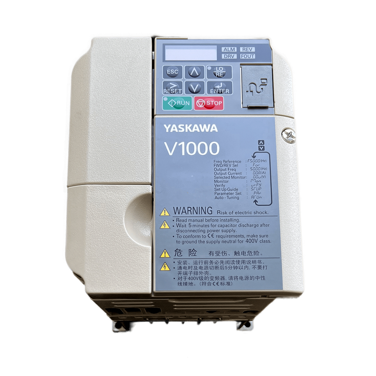 picture اینورتر یاسکاوا مدل V1000 کد CIMR-VB4A0005 ظرفیت 1.5 کیلووات