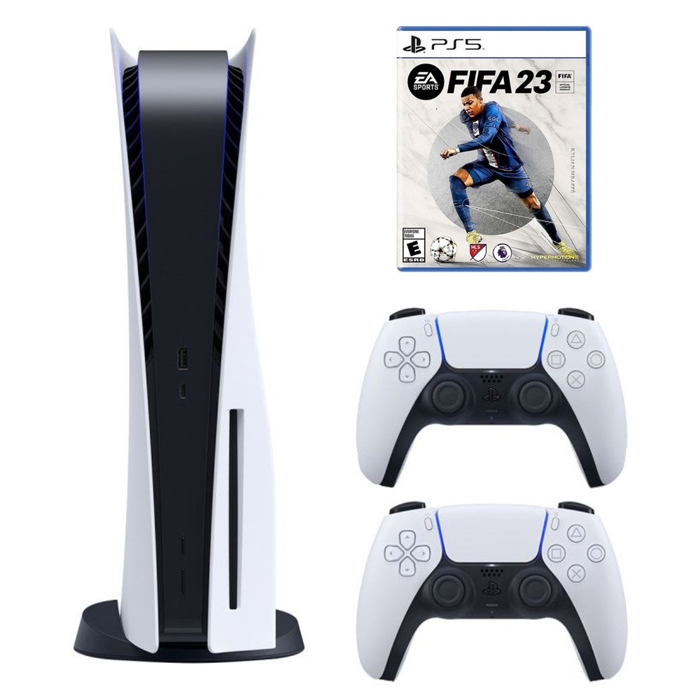 کنسول بازی سونی مدل PlayStation 5 Drive ظرفیت 825 گیگابایت به همراه بازی فیفا PS5 23 4342600