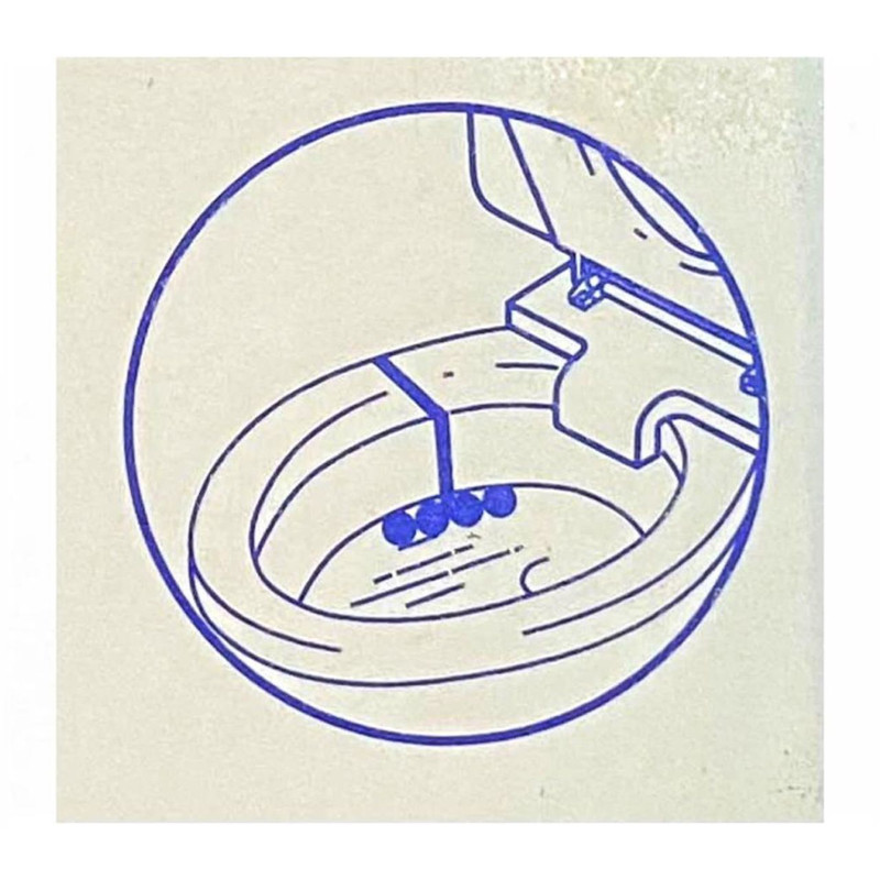 picture قرص جرمگیر توالت فرنگی کواکوا مدل کاج کد W-420 بسته 4 عددی