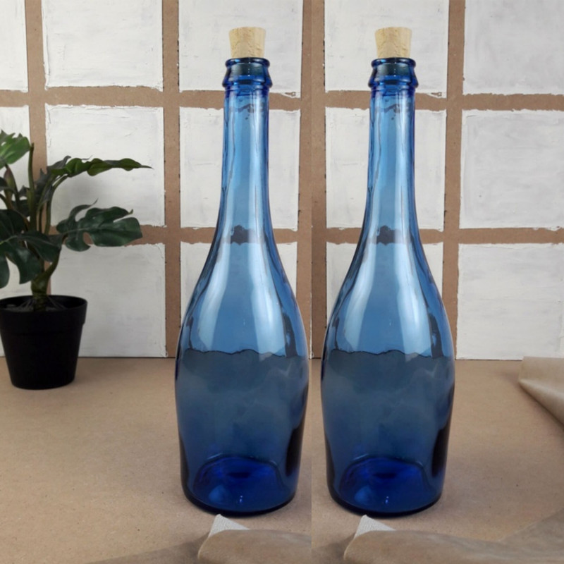 picture بطری شیشه ای مدل خورشیدی بسته 2  عددی