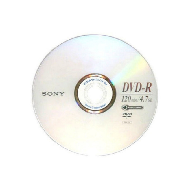 picture دی وی دی خام سونی مدل DVD+R