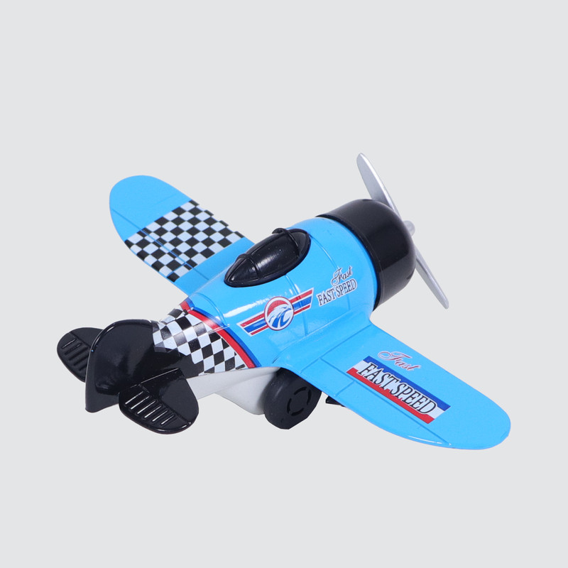 picture هواپیما بازی مدل فلزی ملخی مسابقه ای