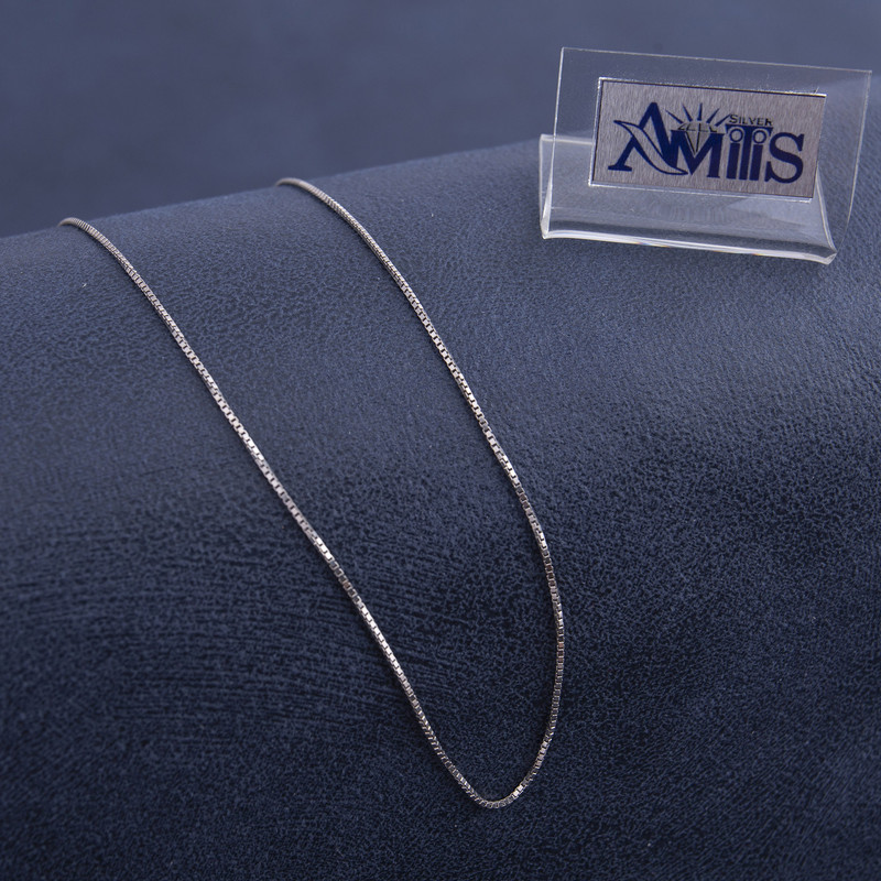 picture زنجیر نقره زنانه آمیتیس مدل ونیزی AMT-Z013