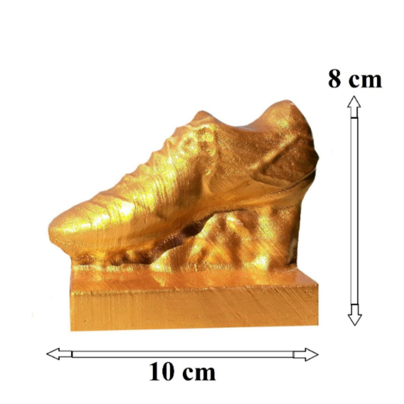 picture تندیس مدل کفش طلا