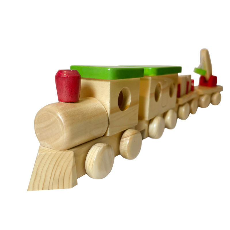 picture قطار بازی مدل چوبی 42015