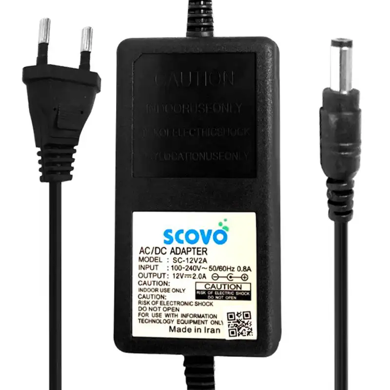 picture آداپتور دوربین مدار بسته Scovo SC-12V2A 12V 2A