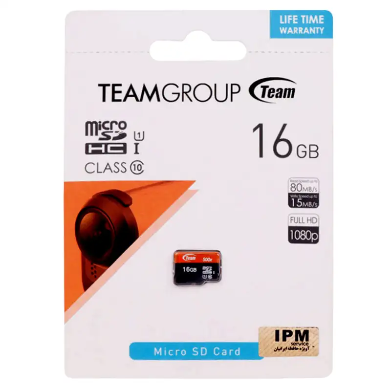 picture رم میکرو ۱۶ گیگ تیم گروپ TeamGroup 500X U1 C10 80MB/s