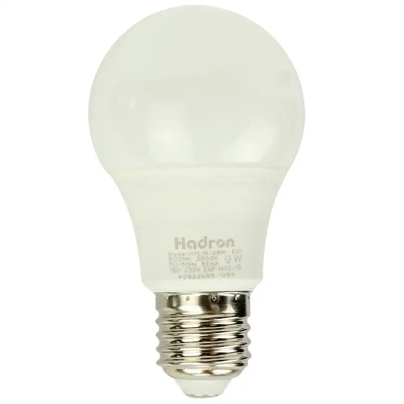 picture لامپ حبابی LED هادرون Hadron A60 E27 9W