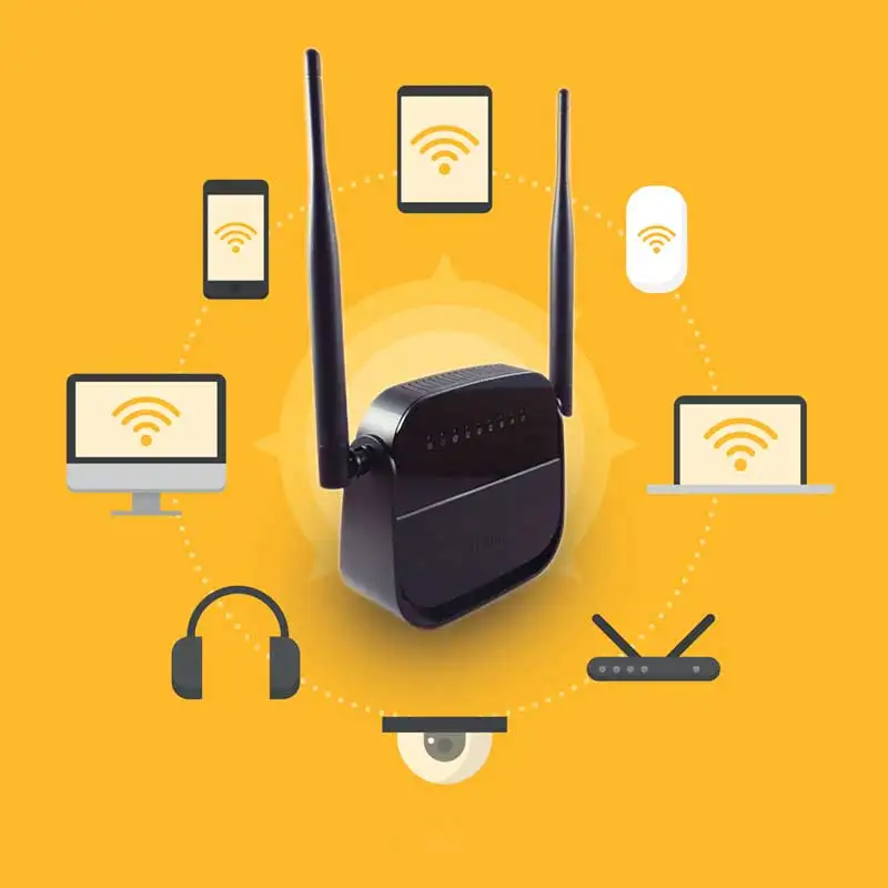 picture مودم روتر ۲ آنتن D-Link DSL-124 N300 ADSL2+ 300Mbps