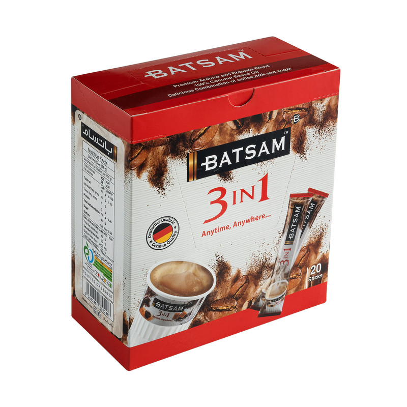 picture قهوه فوری 3 در 1 باتسام - 18 گرم بسته 20 عددی