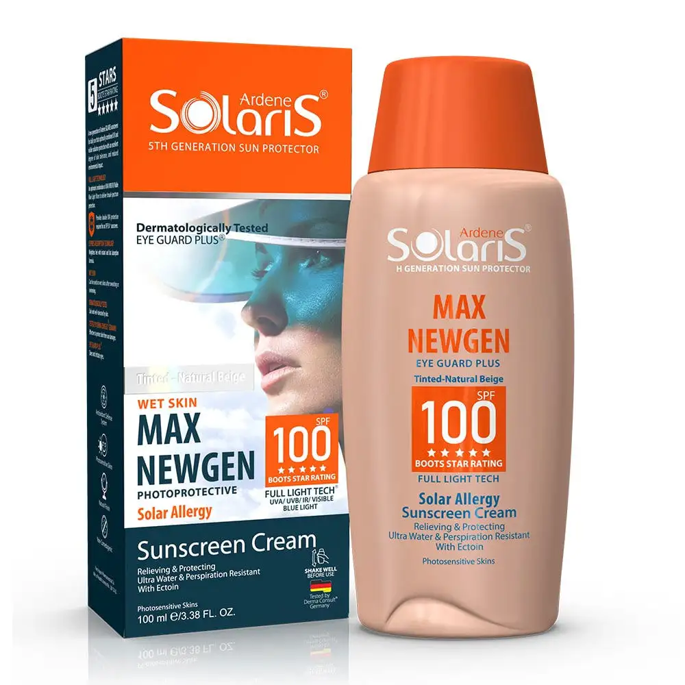 picture لوسیون ضد آفتاب SPF100 آردن سری سولاریس مدل Max Newgen حجم 100 میل - رنگ بژ طبیعی