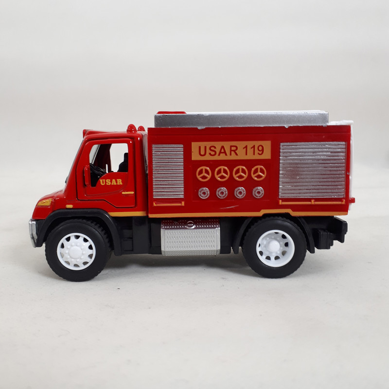 picture ماشین بازی مدل کامیونت آتشنشانی فلزی کد 62