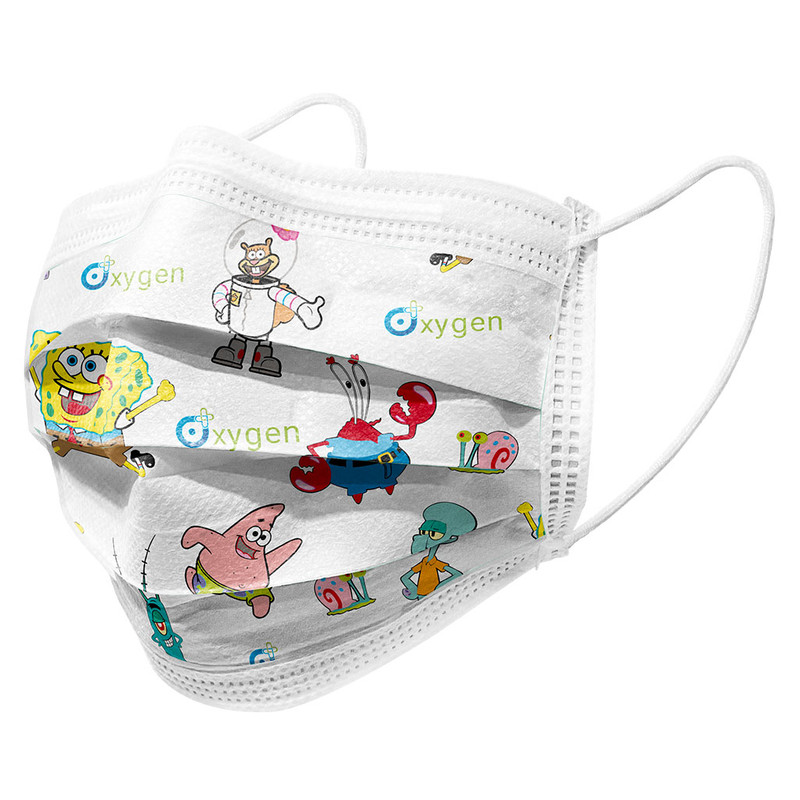 picture ماسک تنفسی کودک اکسیژن پلاس مدل سه لایه بسته 30 عددی 