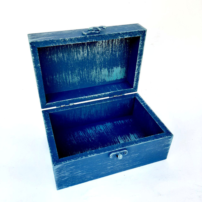 picture جعبه هدیه چوبی مدل سنتی طرح کاشی کد SB106