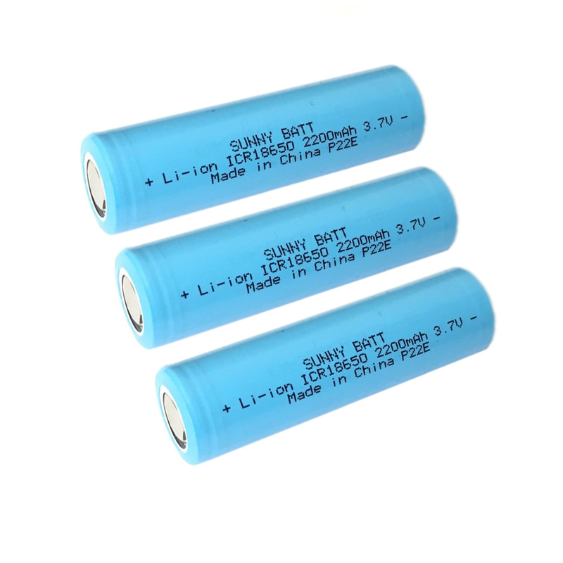 picture باتری لیتیوم یون قابل شارژ سانی بت کد 4C_18650- p22eظرفیت 2200 میلی آمپرساعت مجموعه 3 عددی
