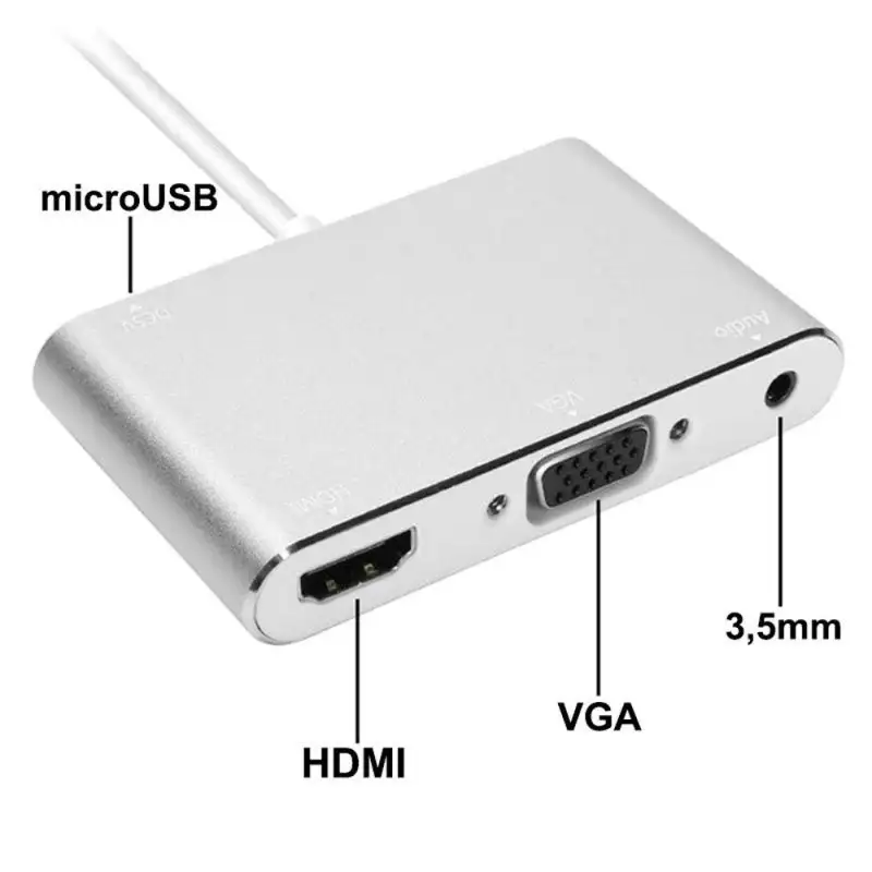 picture مبدل USB به HDMI / VGA مدل P88