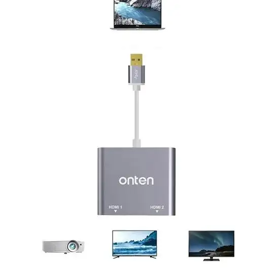 picture تبدیل USB 3.0 به HDMI مدل 59175  اونتن Onten USB 3.0 To HDMI Adapter