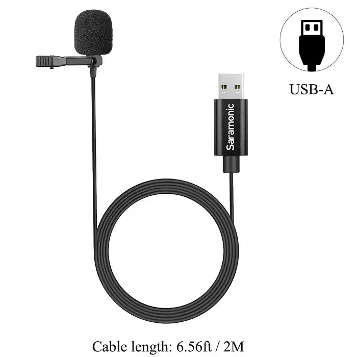 picture میکروفون یقه ای USB سارامونیک مدل Saramonic USB Lavalier Microphone SR-Ulm10L