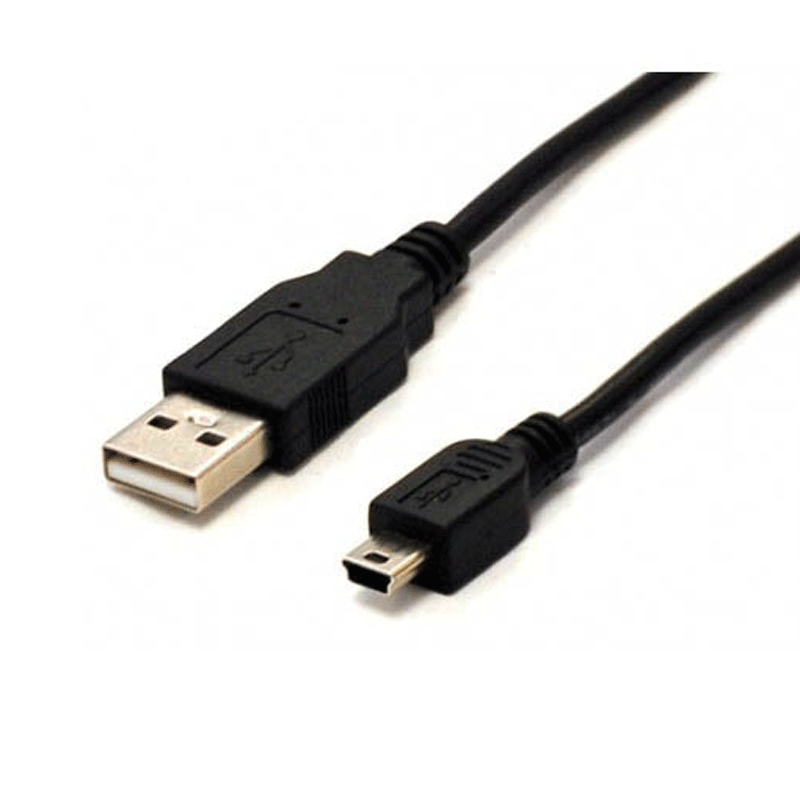 picture کابل مبدل USB2.0 به Mini سوکت طلایی بافو 5 متر