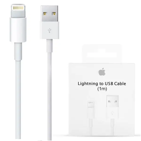 picture کابل تبدیل USB به لایتنینگ اورجینال اپل طول Apple Lightning to USB Cable 1m