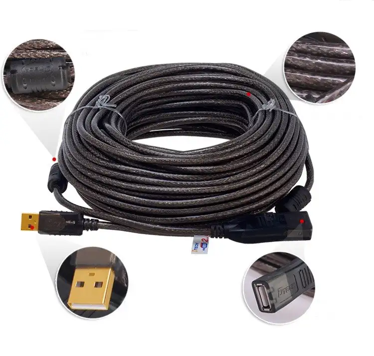 picture افزایش طول 25 متری USB دیتک مدل DTECH DT-5042 USB  Extension Cable 25 Meter