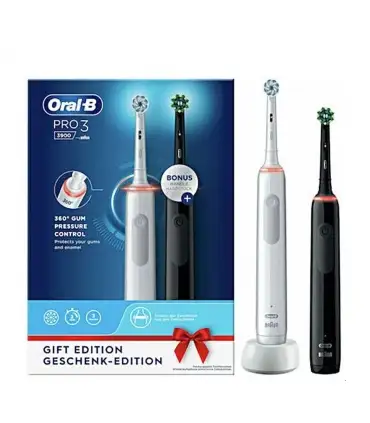 picture ست دو عددی مسواک برقی اورال بی پرو 3 Oral-B pro3 3900 Electric Toothbrush