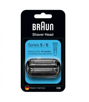 picture تیغه و توری (کلاهک) سری 5 و 6 براون اصل و اورجینال BRAUN 53B