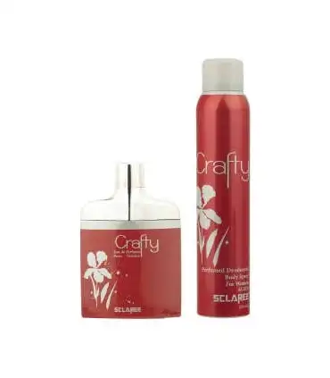 picture ست عطر و اسپری خوشبو کننده بدن زنانه اسکلاره کرفتی Sclaree Crafty Body Splash & EDP For Women