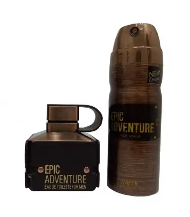 picture ست عطر و اسپری مردانه امپر اپیک ادونچر ادوتویلت Emper Epic Adventure Gift Set EDT For Men
