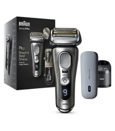 picture ماشین اصلاح صورت (ریش تراش) براون سری 9 Braun 9475cc Series 9 Pro Premium Shaver with 4+1 Shaving Head