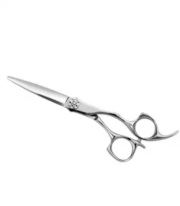 picture قیچی آرایشگری ریزرلاین کات و کوتاهی 6 اینچ حرفه ای استیل 440 ژاپن Razorline AK15 Japan 440C Steel hair scissors