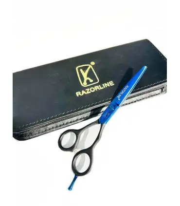 picture قیچی آرایشگری ریزرلاین کات و کوتاهی 5.5 اینچ Razorline R22D hair scissors