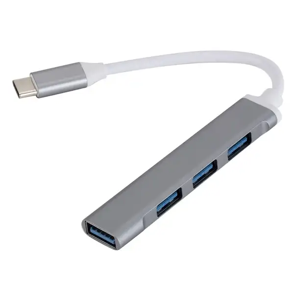 picture هاب 4 پورت Type-C به USB3.0 مدل Type-C To USB3.0 4-Port Hub