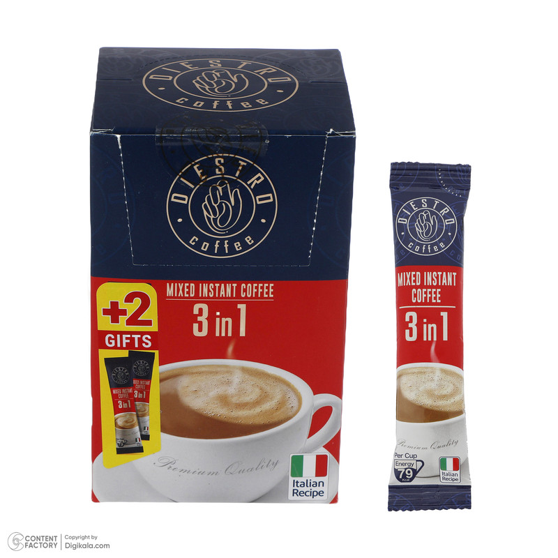 picture پودر قهوه فوری 3 در 1 دیسترو - 18 گرم بسته 20 عددی