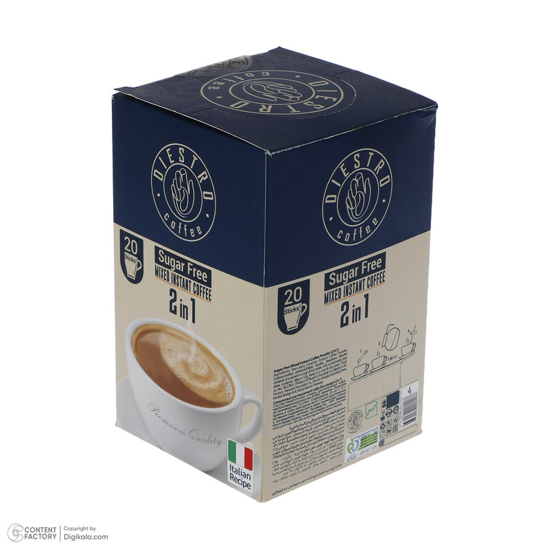 picture پودر قهوه فوری 2 در 1 دیسترو - 18 گرم بسته 20 عددی