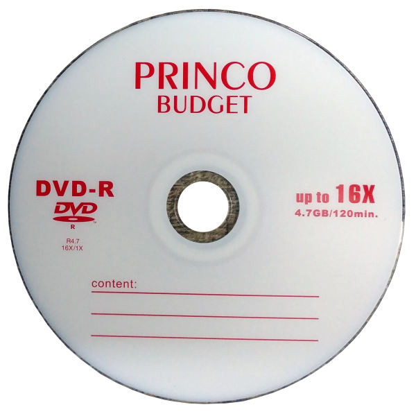 دی وی دی خام پرینکو مدل DVD-R بسته ۱۰ عددی  712243
